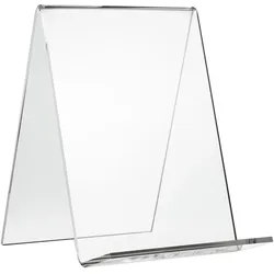 Buchstütze Acryl A6, Acryl (PMMA), transparent