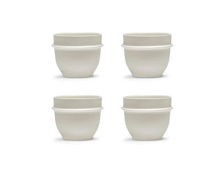 Serax - Dune Espressotasse by Kelly Wearstler, Alabaster / weiss (4er-Set)