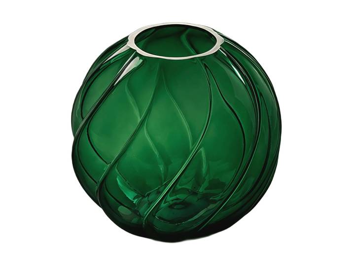 Cooee Design Vase boule Twist 12 cm Forest green