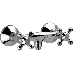 2-Griffbrausemischer Retro Ausladung 105 mm chrom Evenes