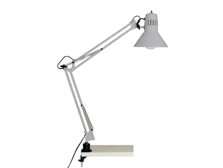 Brilliant AG 427004 Lampe de Bureau\, Métal\, E27\, 40 W\, Argent Lampe de bureau\, hauteur 70 cm\, Ø 17 cm\, E27\, max. 40W\, orientable