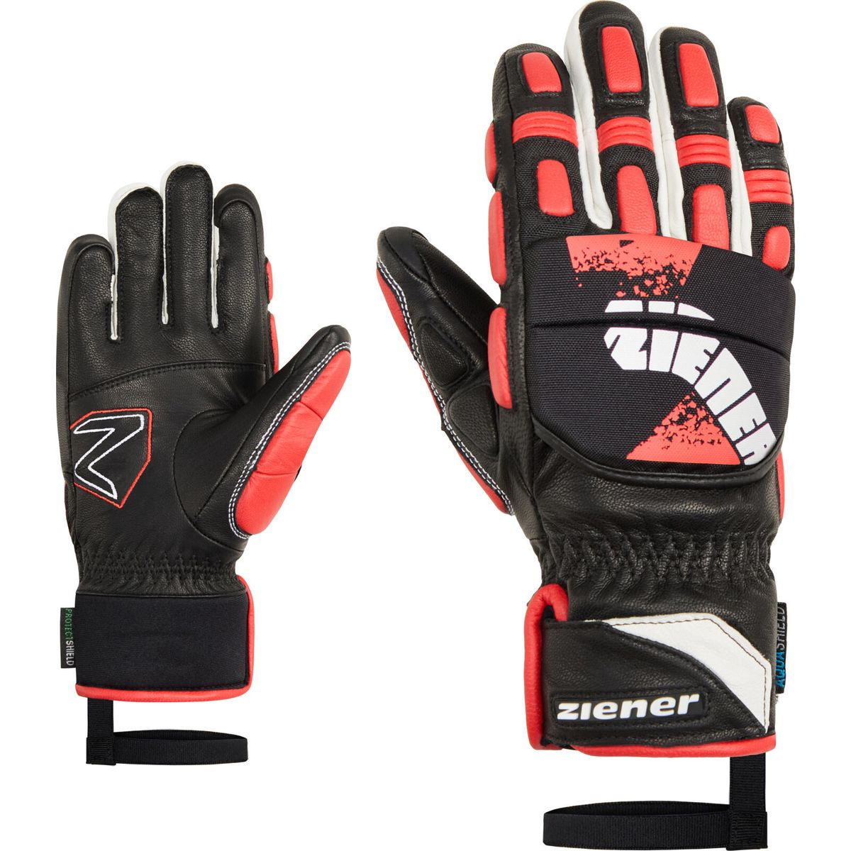 Ziener Lonos-z AS PR Glove Junior Unisex black. red (12888) 7,5 115028-12888-7,5
