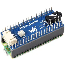 Waveshare Audio Expansion Module für Raspberry Pi Pico, PCM5101A, I2S, Stereo, 2,6W, 5V