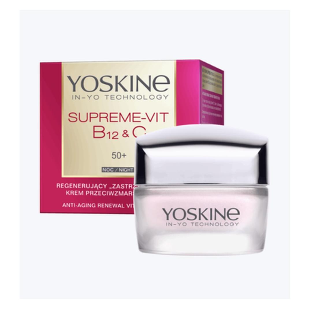 Yoskine Supreme-Vit B12 & C Moisturizing Face Cream 50+ Night Cream 50Ml (50 ml, Nachtcreme) (36727848)