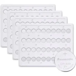 Panasonic Knopfzelle CR 1220 3 V 1600 St. 35 mAh Lithium CR1220 (CR1220, 35 mAh), Batterien + Akkus