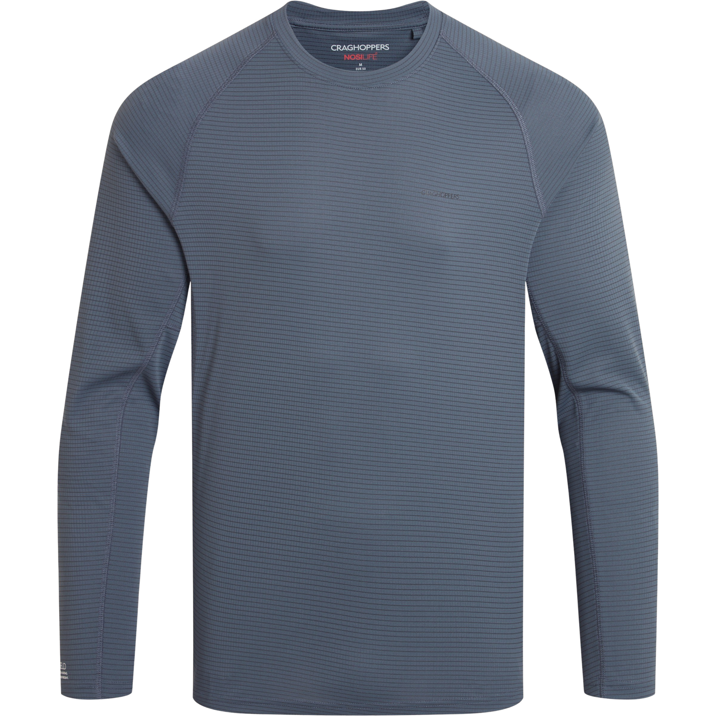 Craghoppers Nosilife Solarshield+ Herren Longsleeves blau Größe L Camping Elastisch