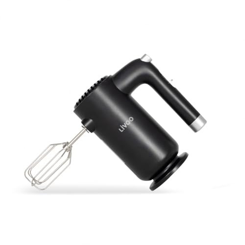 Livoo DOP243N Elektrische handmixer, 250W, 5 snelheden, Zwart