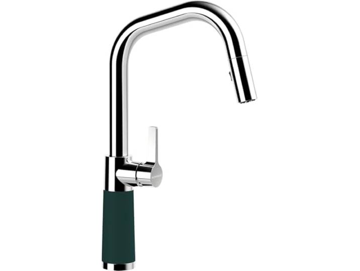 Schock 556120IVY Küchenarmatur SC-530 Ivy – farbige Hochdruck Armatur CRISTADUR mit ausziehbarem Auslauf