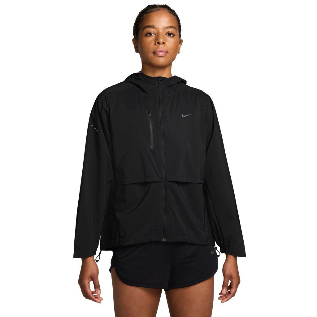 Nike Damen Swift Waist Length Hooded Jacket schwarz