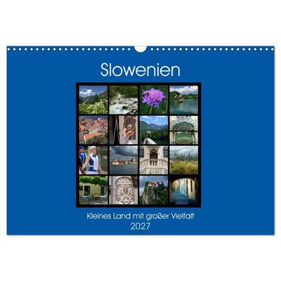Slowenien (Wandkalender 2027 DIN A3 quer), CALVENDO Monatskalender