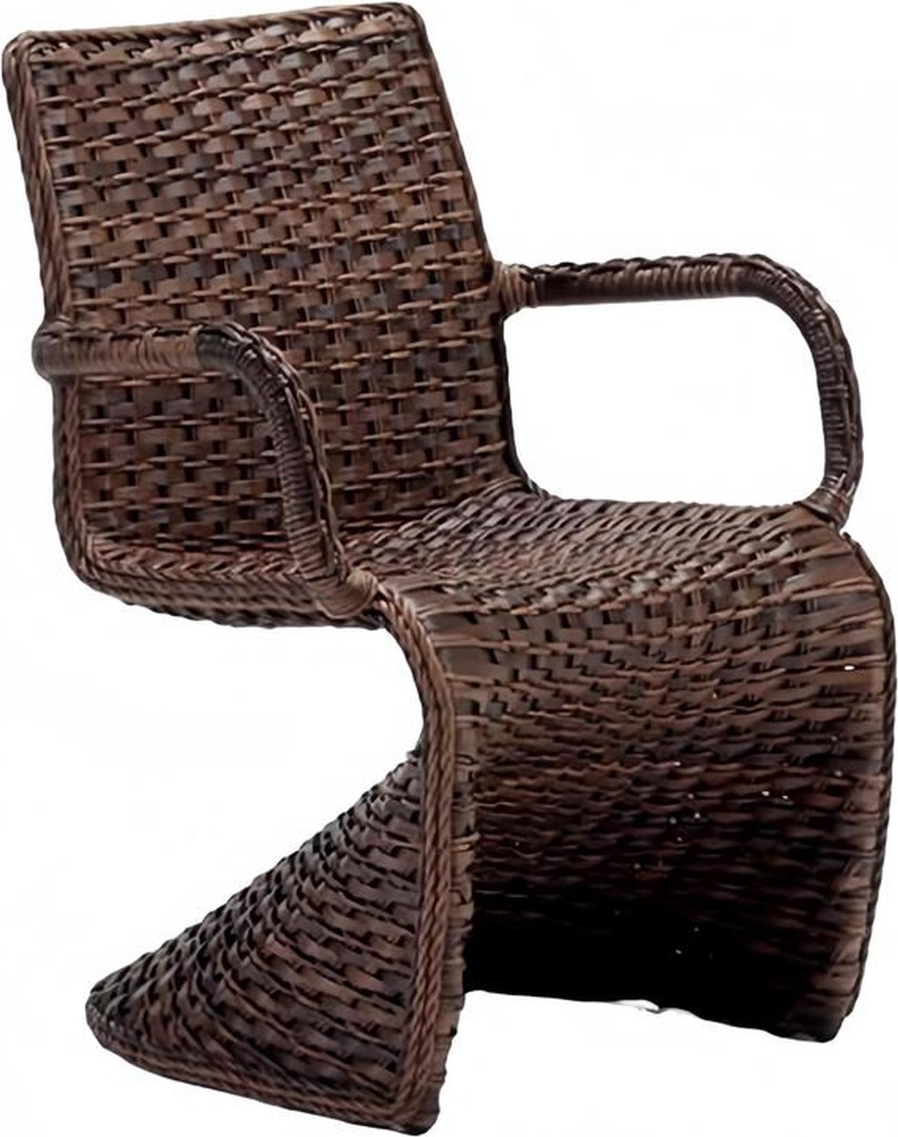 Hochwertig Terrasse Stuhl Braun Luxus Modern Stühle stilvoll Rattan Stil