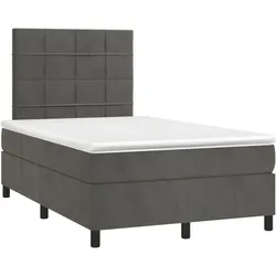 vidaXL, Boxspringbett, Almelville (Block mit Quadraten) (120 x 200 cm)