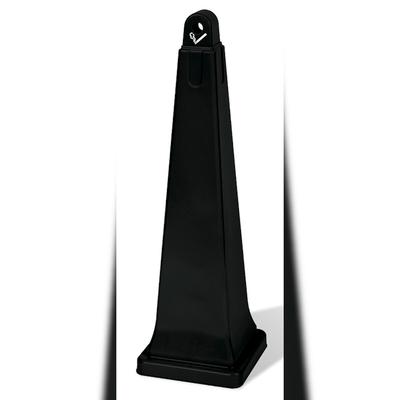 Rubbermaid Standaschenbecher mit Stahl-Inneneimer | HxBxT 100,1x 31,1x31,1cm | Schwarz von PROREGAL
