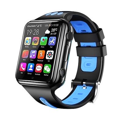 W5 Smartwatch 1.54 Zoll Smartwatch Fitnessuhr 4G Anruferinnerung Aktivitäts-Tracker Gemeinschaft teilen Kamera Kompatibel mit Android iOS IP 67 Kinder Damen Herren Freisprechanrufe Video mit Kamera