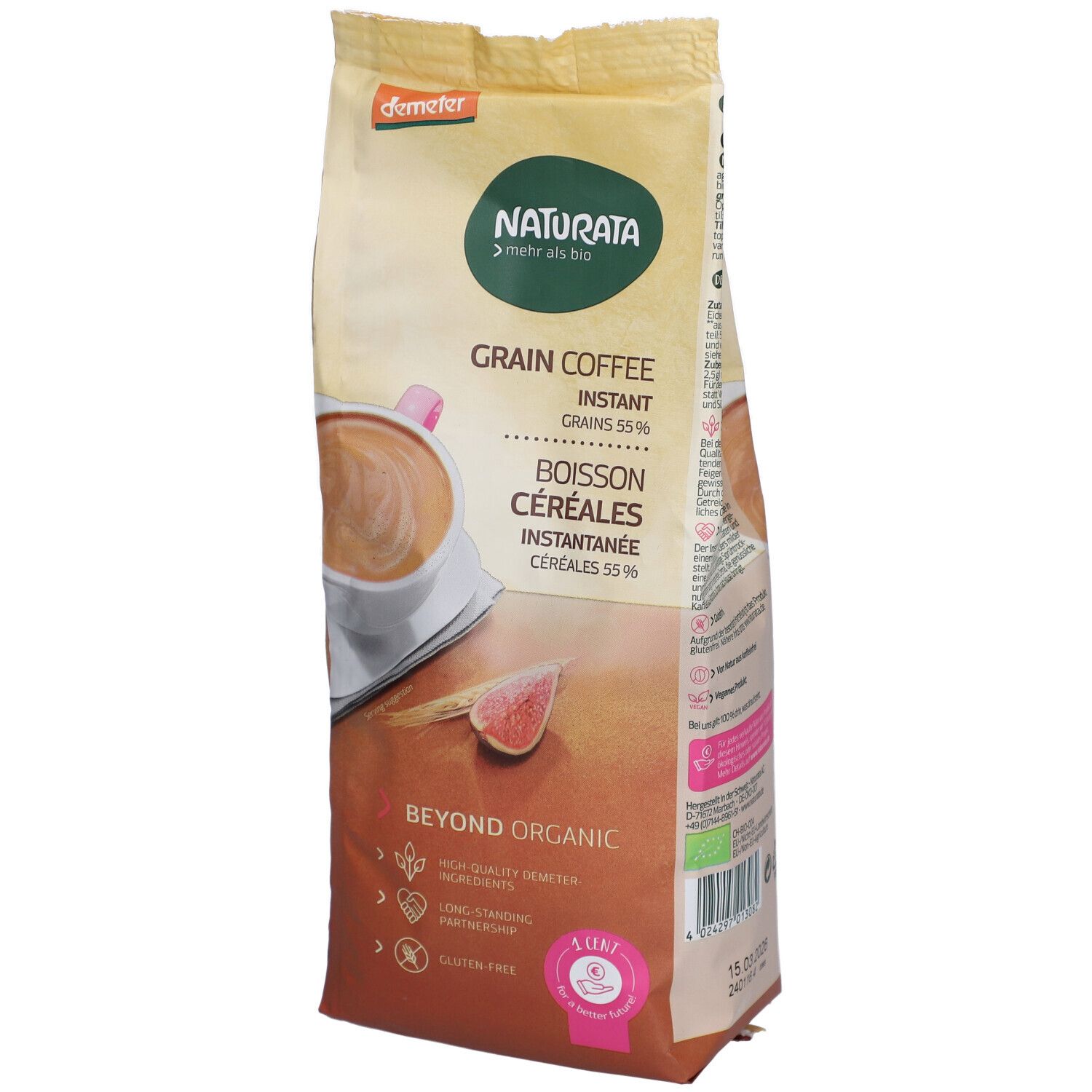 Naturata Getreidekaffee instant Btl 200 g Kaffeepulver
