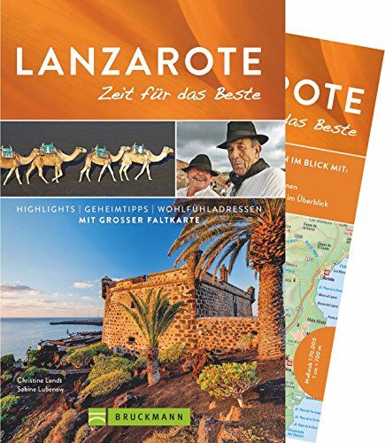 Christine Lendt - Lanzarote Reiseführer– Zeit für das Beste: Highlights – Geheimtipps – Wohlfühladressen. Die besten Tipps für den Lanzarote Urlaub. Ein Kanaren Reiseführer mit Insider-Informationen und Geheimtipps - Preis vom 30.09.2026 09:01:18 h