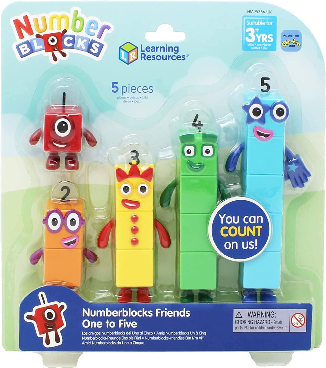Numberblocks Friends One to Five by Learning Resources - Ages 3 Years+ - Educational Toy Learning Resources