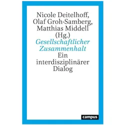 Gesellschaftlicher Zusammenhalt, Fachbücher von Nicole Deitelhoff, Berthold Vogel, Matthias Quent, Matthias Middell, Oliver Decker