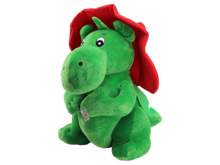 Sweety-Toys Kuscheltier Sweety Toys 8100 Feuerwehr Maskottchen Drache Plüschtier GRISU 90 cm
