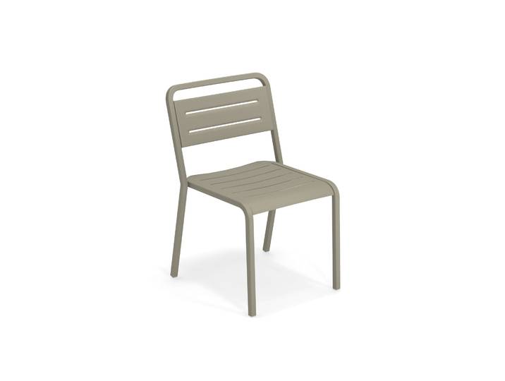 4er Set Emu Urban Stapelstuhl Aluminium