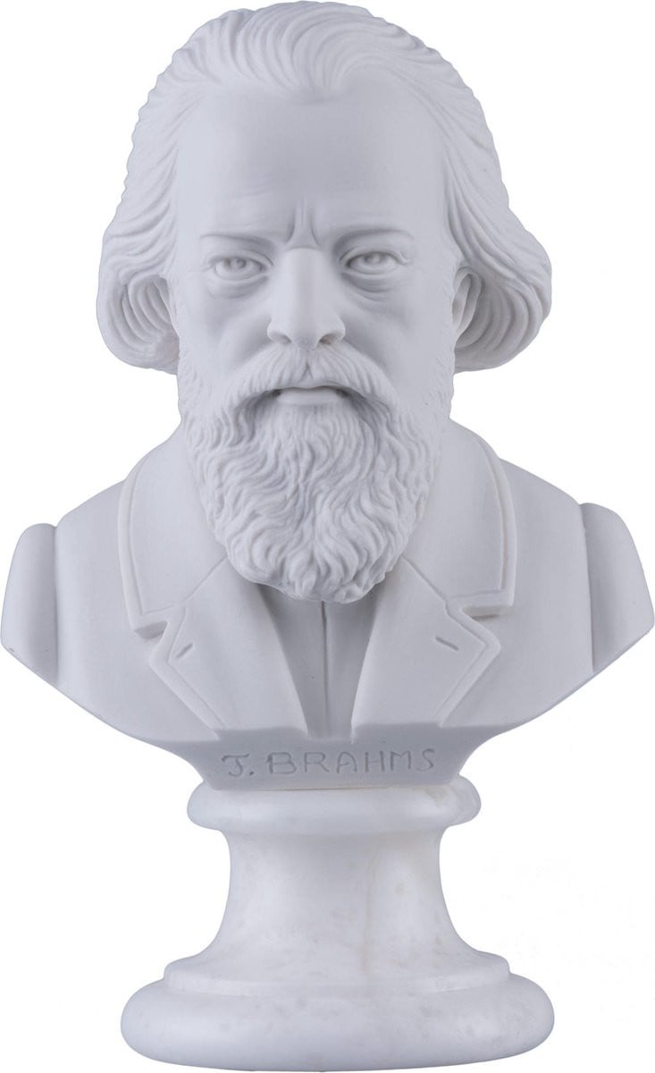 Music Gifts Albast standbeeld Brahms Hoogte: 15 cm