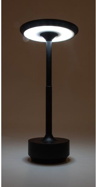 By Gaard Genopladelig Lampe 28 X 13 Cm, Sort