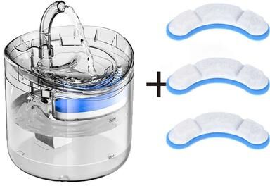 Inspire Select Automatic Pet Water Fountain USB Powered Cat & Dog Drinking Fountain With Activated Carbon Filter & Motion Sensor b