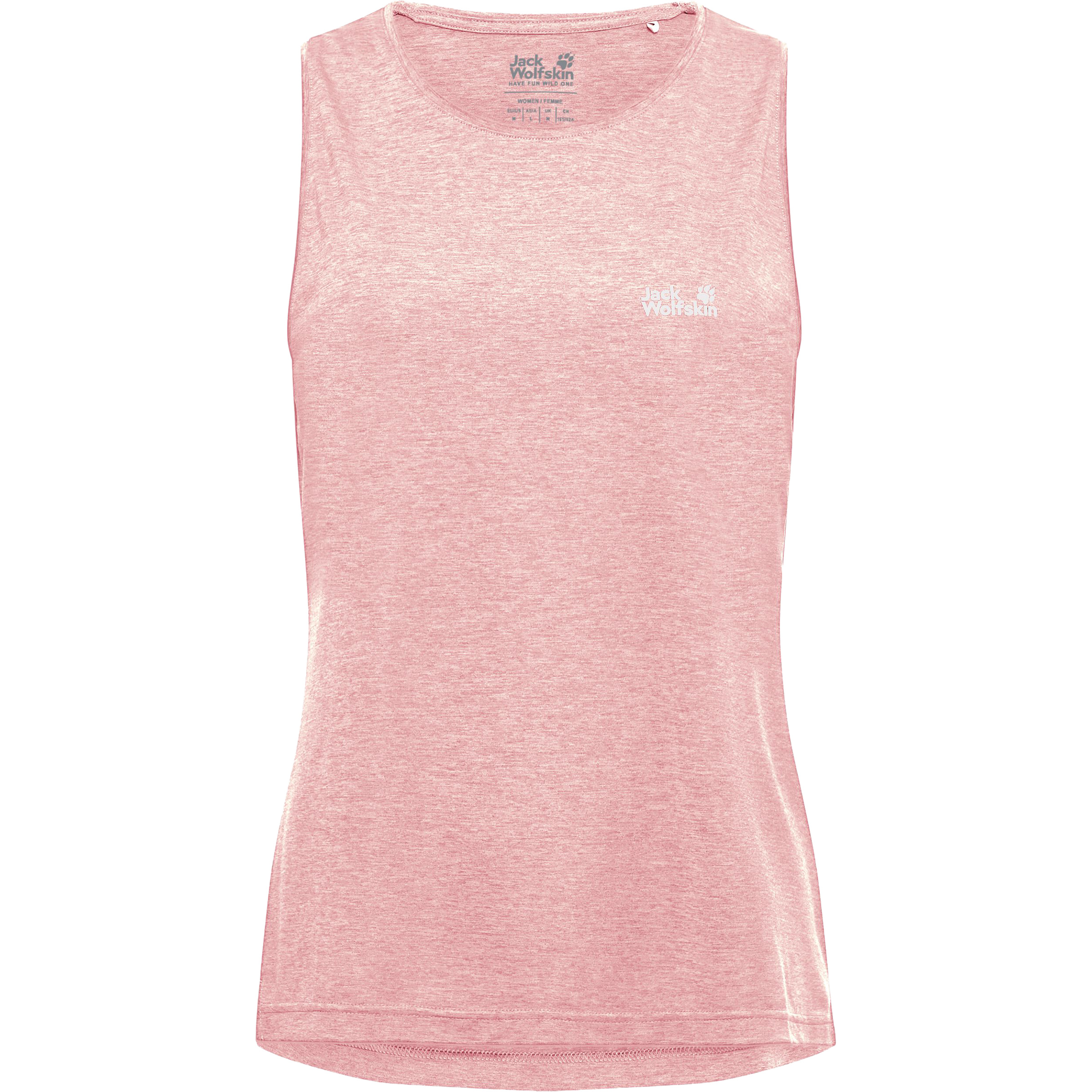 Jack Wolfskin Wildtrail Top Damen Tanktops rosa Größe XL Trekking Schnell trocknend