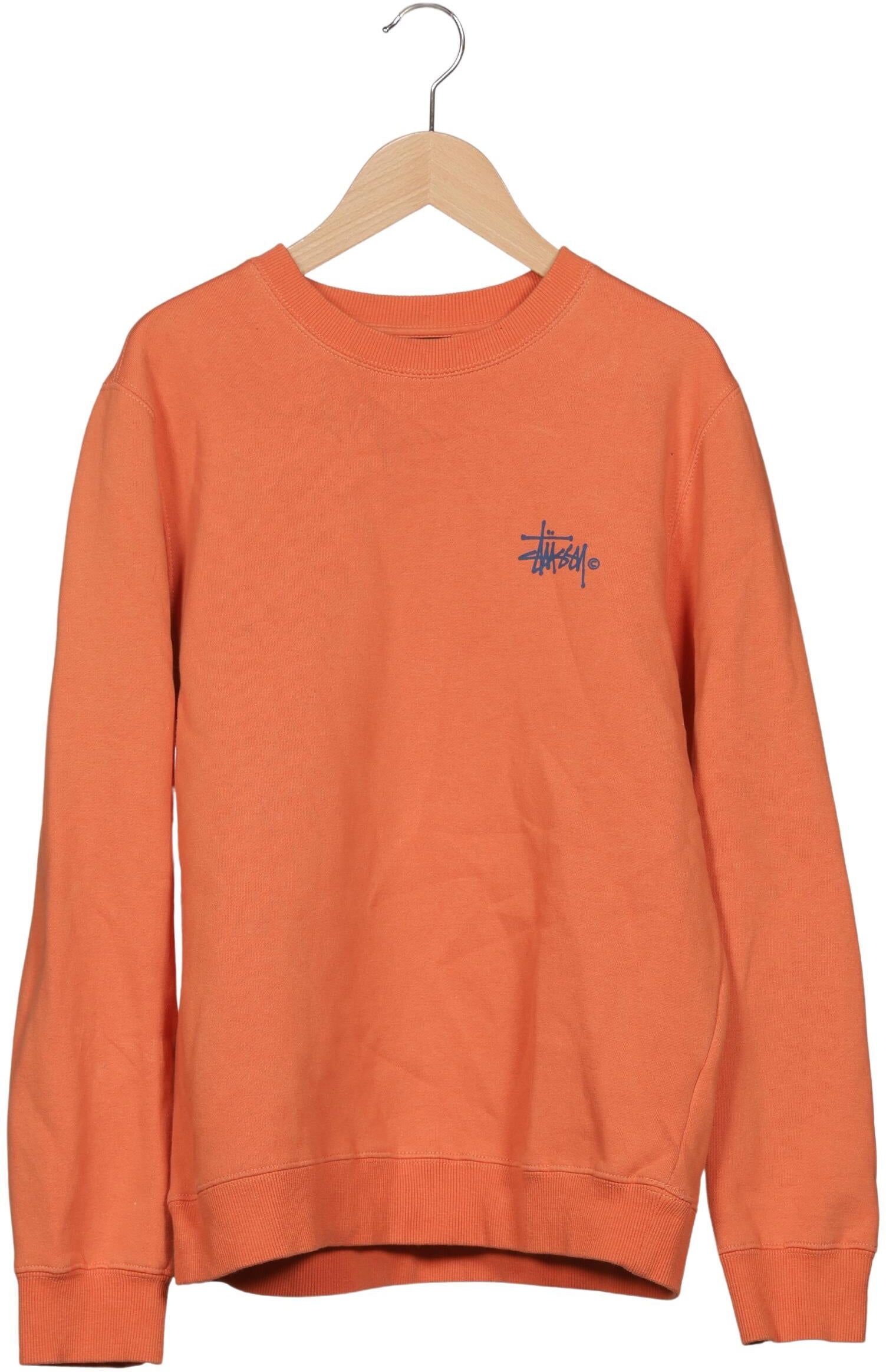 Stüssy Damen Sweater, Orange, Gr. S, Baumwolle / Synthetik - Second Hand