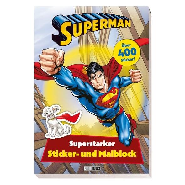 Panini DC Superman: Superstarker Sticker- und Malblock (400 Sticker) (69730905)