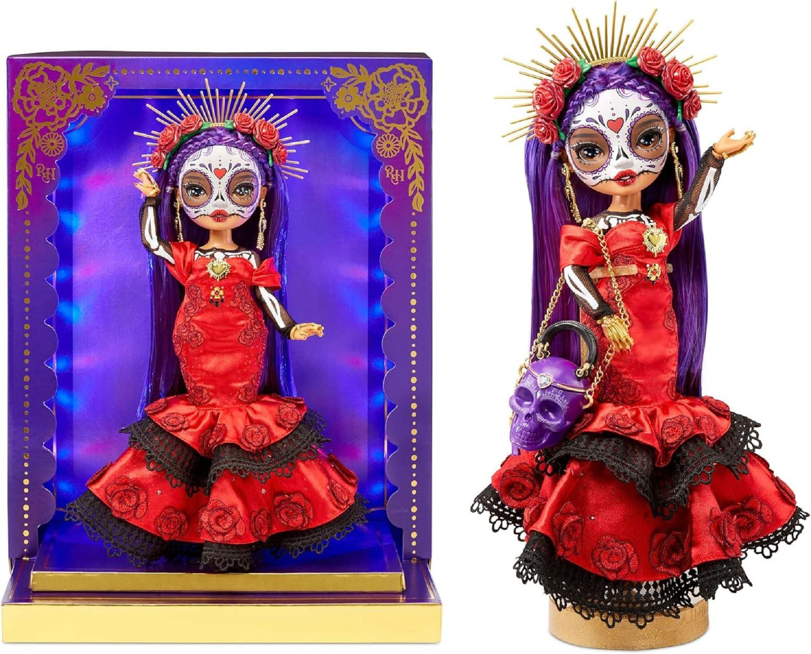 Rainbow High Celebration Edition Día de Muertos Maria Garcia modepopp voor meisjes en jongens, meerkleurig