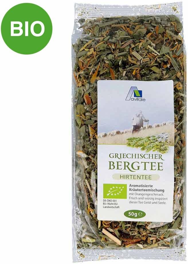 Avitale Griechischer Bergtee Orange Bio Hirtentee 50g