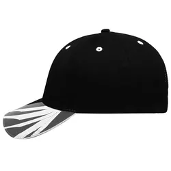 Basecap Handwerker "MB6574" 6-Panel - black/carbon/white