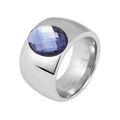 Fingerring AKZENT "Isadora, hautverträglich" Gr. 56, silber (silberfarbig), Fingerringe, Damen, 56, Edelstahl, Fingerring