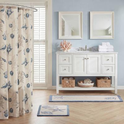 Madison Park Bayside 100% Cotton Coastal Tufted Rug