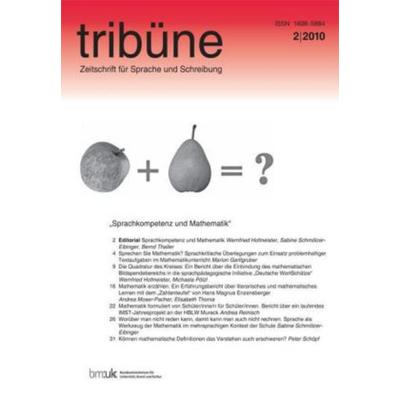 Tribüne. zeitschrift für sprache und schreibung. 2/2010, Taschenbuch von , Lit Verlag, 978-3-643-99920-7