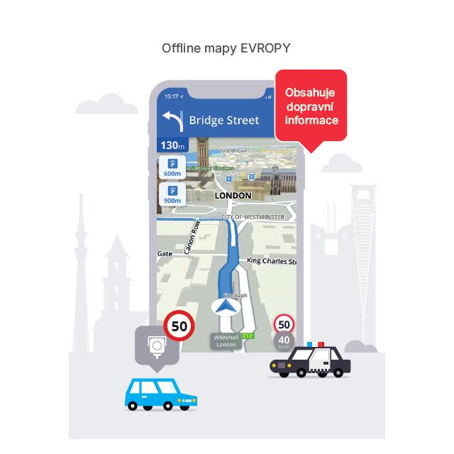 Sygic Voucher - Europe - Premium+ Real View + Traffic pro (8586015439742)