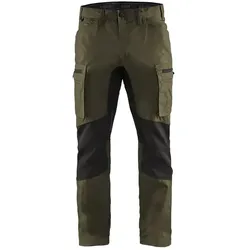 Service Bundhose "1459-1845" 166 g/m2 - D30 - armygrün/schwarz