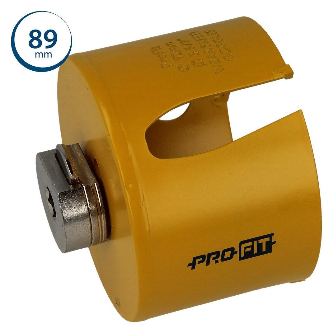Areco ProFit Multi Purpose HM hulsav med adapter, 89 mm (89 mm) (PROFIT HM 89MM)