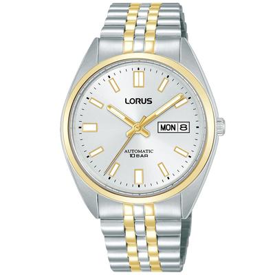 Automatikuhr LORUS "Classic Mechanical", silber (silberfarben, goldfarben, silberfarben), Armbanduhren, Herren, silberfarben, Automatikuhr, Armbanduhr, Damenuhr, Herrenuhr, Mechanische Uhr, Edelstahlarmband