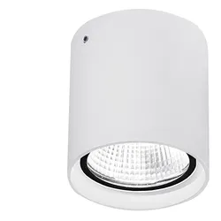 KUBA Weißes rundes Decken-Downlight 20W LED 3000K IP65 - Deckenleuchte für den Außenbereich aus hochbeständigem Aluminium - Rossini Illuminazione
