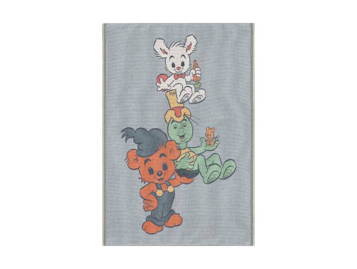 Ekelund Linneväveri Couverture pour enfants Vänner 72x105 cm Bleu