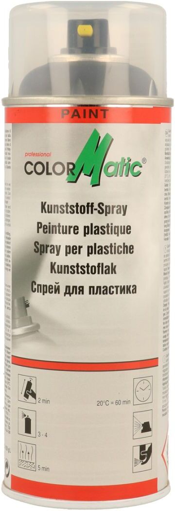 european aerosols ColorMatic Kunststoffspray  anthrazit, 400 ml