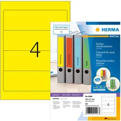 Herma, Ordner Zubehör, Ordneretiketten A4