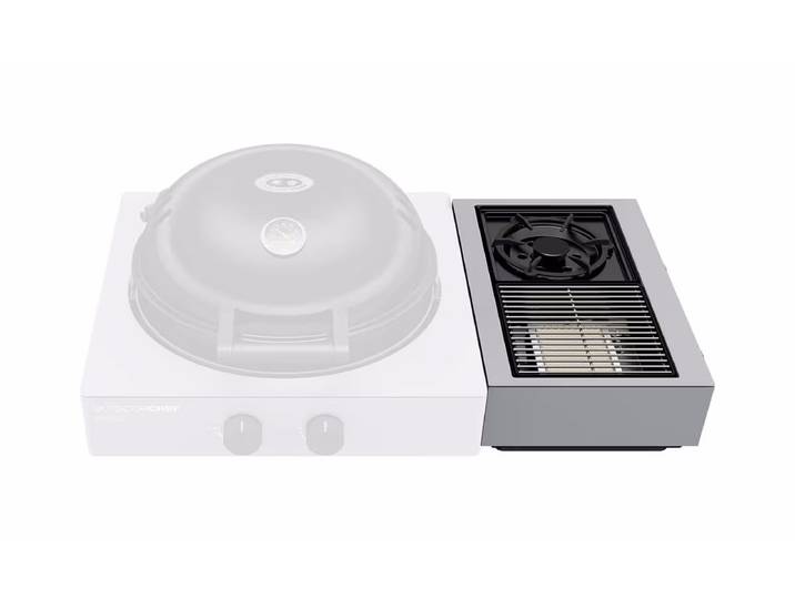OUTDOORCHEF Blazing-/Cooking Zone Kit Plus 50mbar Arosa Series – Grill Ablage/Grill Rollwagen/Grill Erweiterung