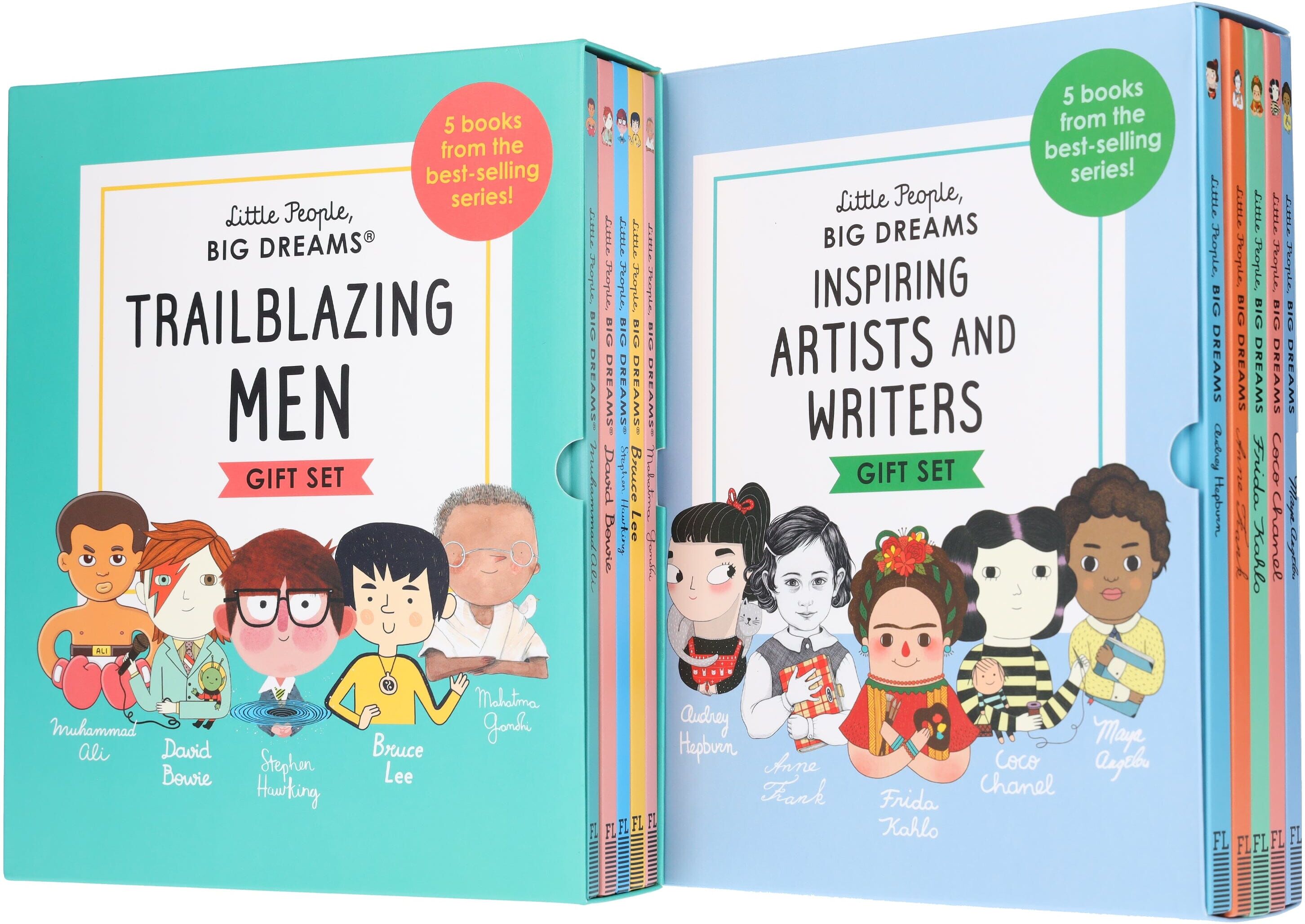 Little People, Big Dreams 10 Books Box Set Artists And Writers, Trailblazing Men by Frances Lincoln - Ages 7-9 - Hardback Frances Lincoln Publishers Ltd