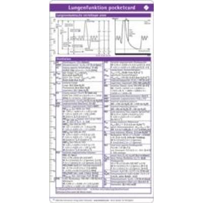 Lungenfunktion pocketcard, Taschenbuch von , Boerm Bruckmeier, 978-3-929785-75-3