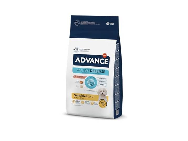 Advance Mini Sensitive Salmon - Droogvoer voor kleine rassen met spijsverteringsgevoeligheid met zalm, 7 kg