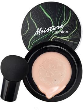 CreateConfidence Perfect Your Complexion Flawless CC Cream Foundation With Mushroom Head Air Cushion, Matte Finish For All Skin Types Natural Color