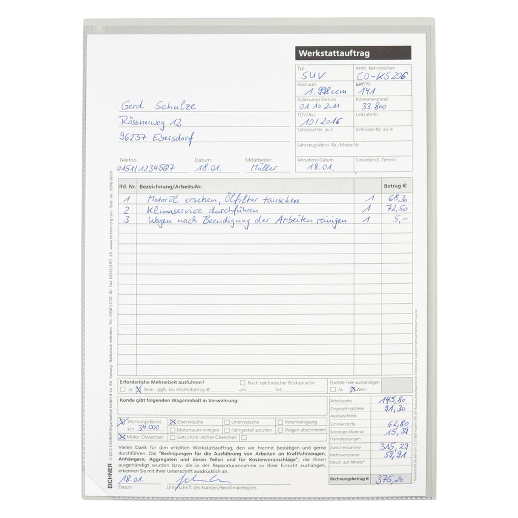 Eichner Auftragstasche "Light" (A4) (9015-00587)